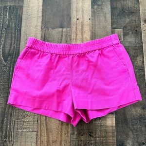 J.CREW HOT PINK PULL ON SHORT